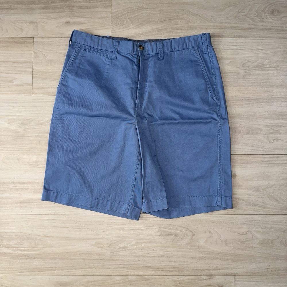 Vintage Chaps Ralph Lauren Cargo Shorts Men's 38 Denim Baggy Jorts Blue Y2K